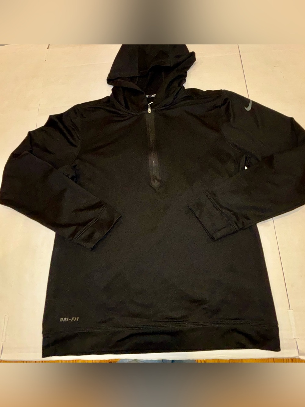 Nike Black Dri-FIT Half-Zip Performance Hoodie